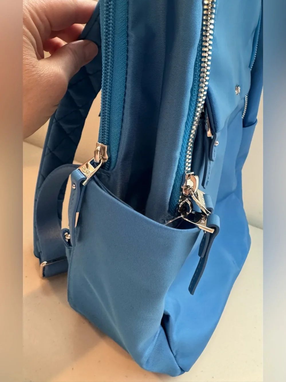 Tumi Voyageur Daniella Small Backpack in Bright Blue Nylon